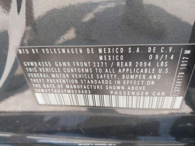 2015 VOLKSWAGEN GOLF GTI 3VW4T7AU3FM029403 Photo 8