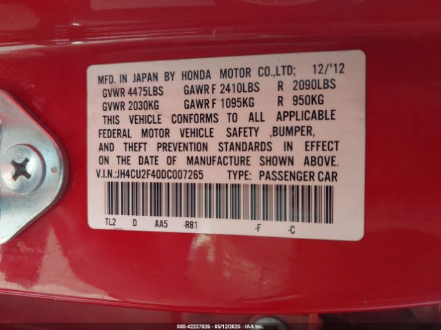 2013 ACURA TSX JH4CU2F40DC007265 Photo 8