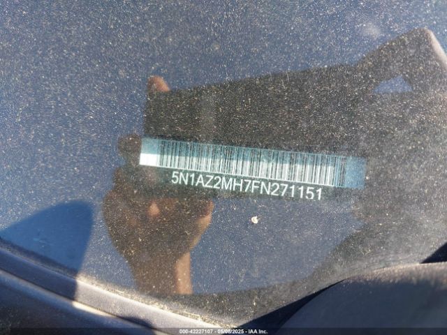 5N1AZ2MH7FN271151 Nissan Murano Platinum