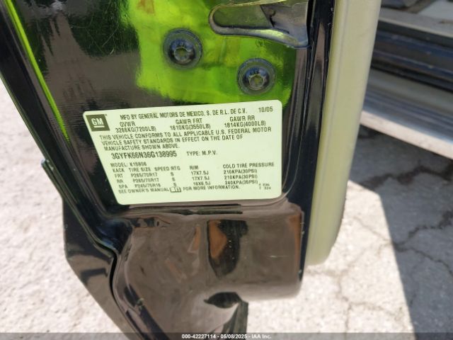 2006 CADILLAC ESCALADE ESV 3GYFK66N36G138995 Photo 8
