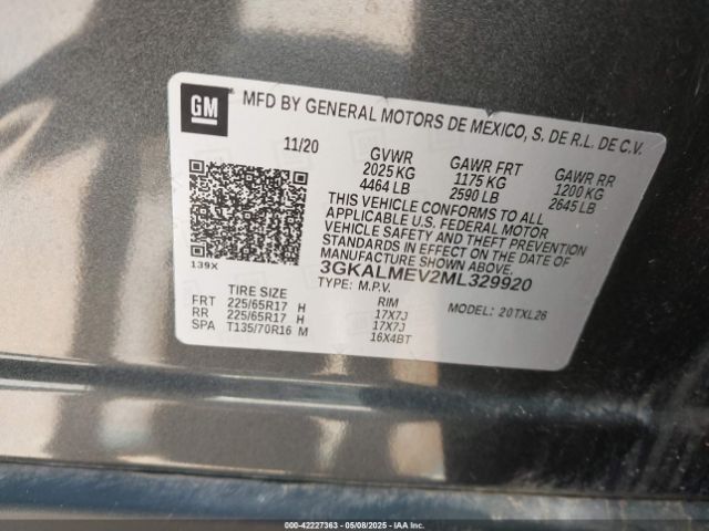 2021 GMC TERRAIN 3GKALMEV2ML329920 Photo 8