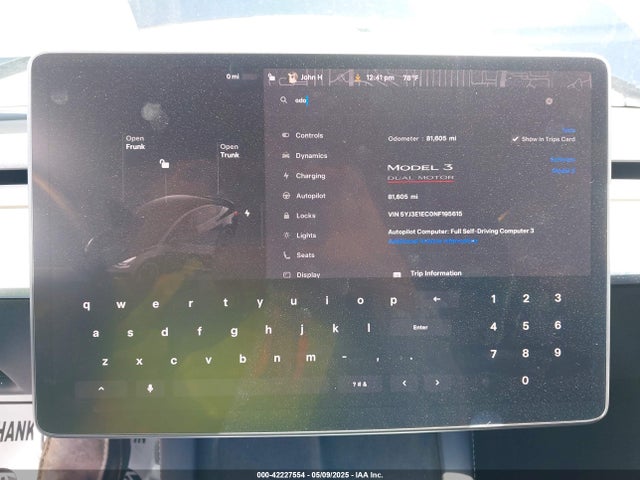 2022 TESLA MODEL 3 5YJ3E1EC0NF195615 Photo 6