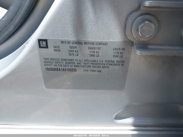 2010 CADILLAC STS 1G6DU6EA1A0100235 Photo 8
