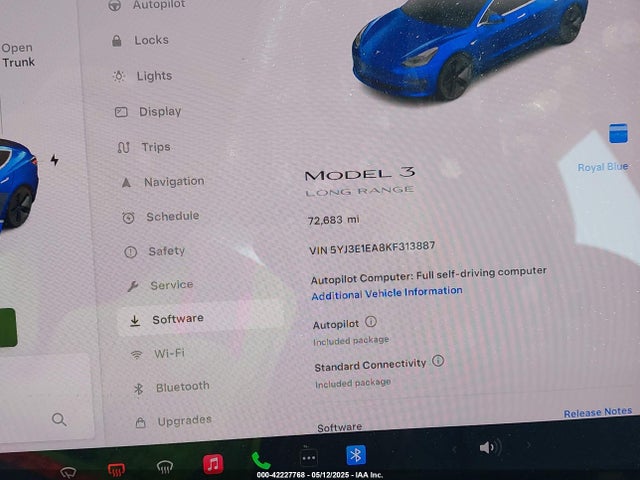 2019 TESLA MODEL 3 5YJ3E1EA8KF313887 Photo 6