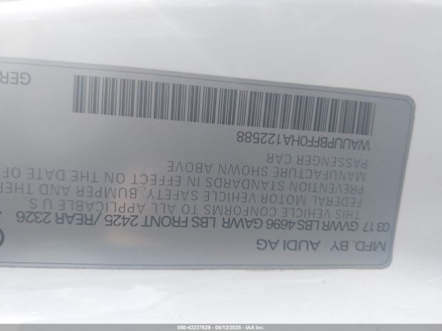 2017 AUDI A3 E-TRON WAUUPBFF0HA122588 Photo 8
