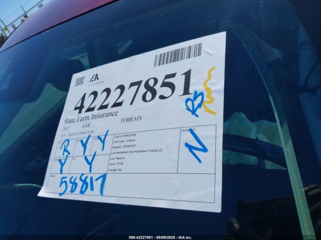 2GKFLVE39H6130786 GMC Terrain Denali