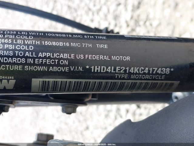2019 HARLEY-DAVIDSON XL883 1HD4LE214KC417438 Photo 9