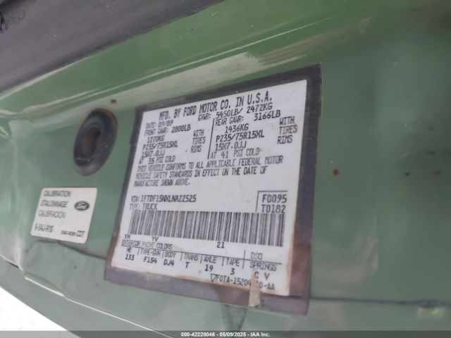 1990 FORD F150 1FTDF15NXLNA22525 Photo 8