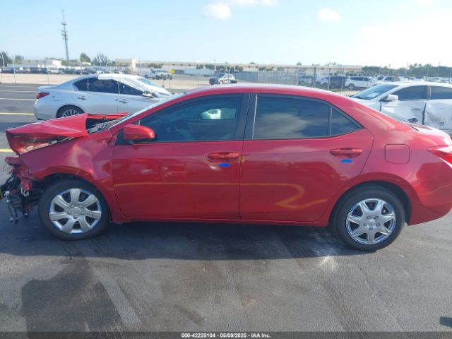 2T1BURHE1KC162813 Toyota COROLLA LE