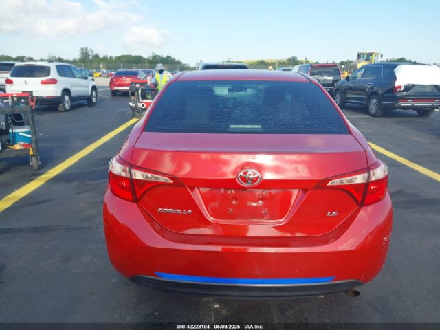 2T1BURHE1KC162813 Toyota COROLLA LE