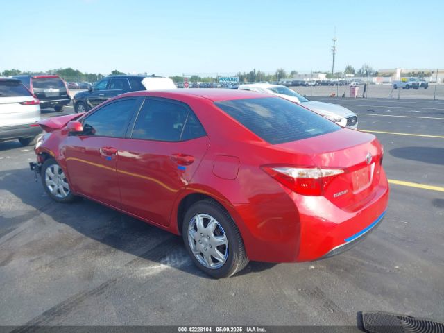 2T1BURHE1KC162813 Toyota COROLLA LE