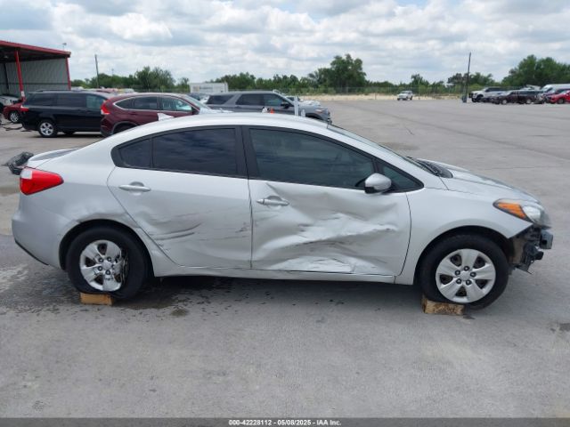 KNAFK4A61G5563728 KIA FORTE LX
