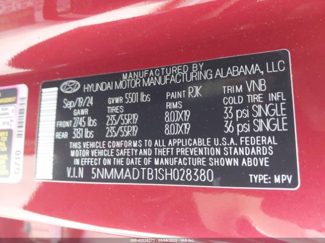 5NMMADTB1SH028380 Genesis Gv70 2.5t Awd