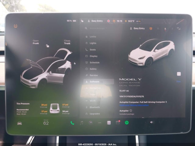 2020 TESLA MODEL Y 5YJYGDEE4LF011275 Photo 6
