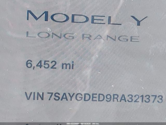 7SAYGDED9RA321373 Tesla 2024