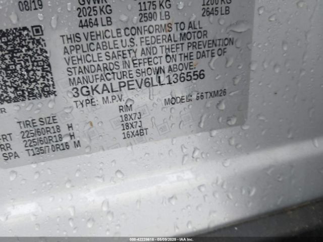 3GKALPEV6LL136556 GMC Terrain Fwd Slt