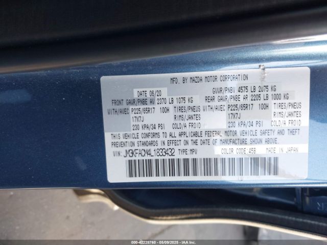JM3KFACM4L1833432 Mazda Cx-5 Touring