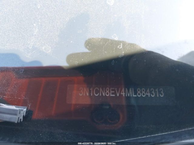 3N1CN8EV4ML884313 Nissan Versa Sv Xtronic Cvt