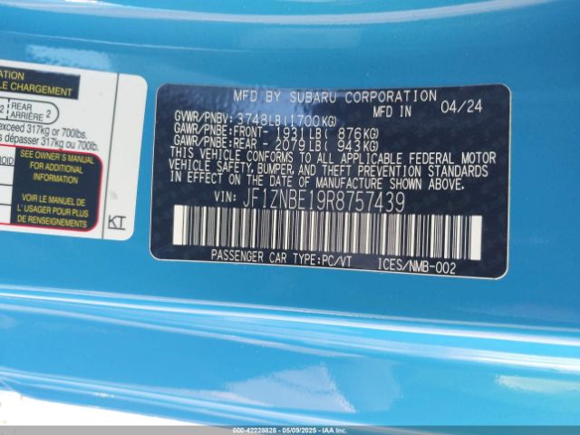 2024 TOYOTA GR86 JF1ZNBE19R8757439 Photo 8