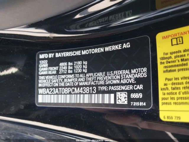 WBA23AT08PCM43813 BMW 430I