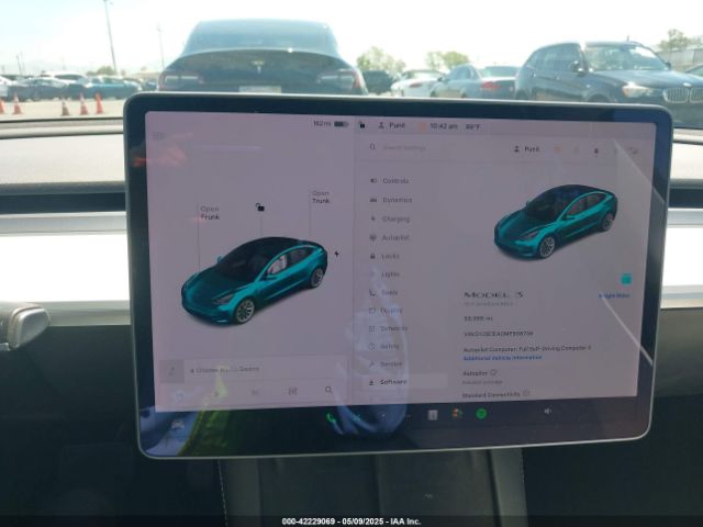 5YJ3E1EA0MF908736 Tesla Model 3 Standard Range Plus Rear-wheel Drive