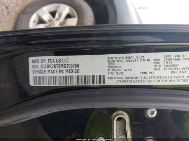 2021 RAM 1500 CLASSIC 3C6RR7KT9MG709760 Photo 8