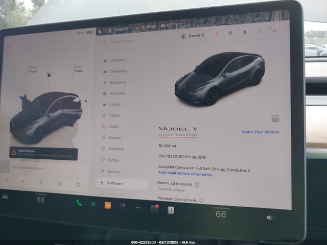 7SAYGDEFXPF897975 Tesla Model Y