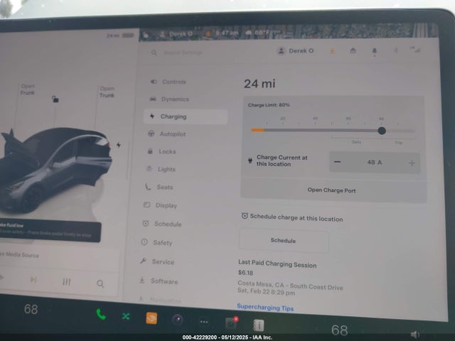 7SAYGDEFXPF897975 Tesla Model Y