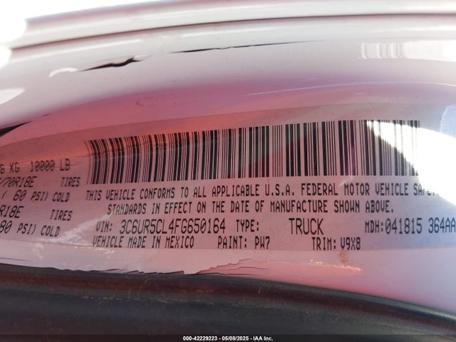 RAM 2500 2015 3C6UR5CL4FG650164 Image 9