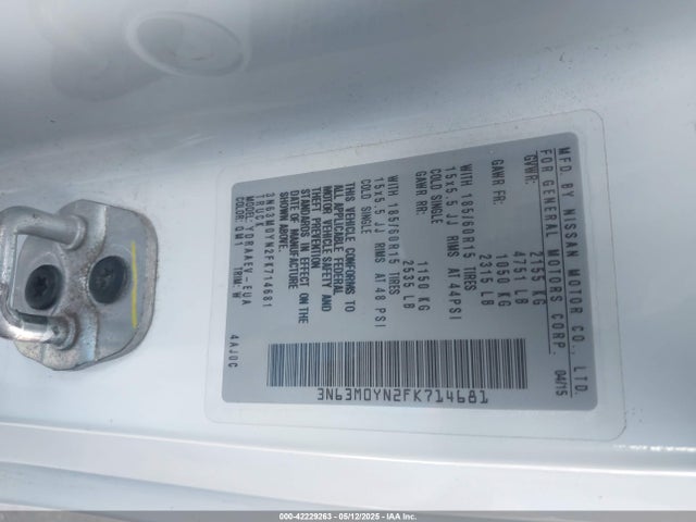 Chevrolet City Express 1ls 2015 3N63M0YN2FK714681 Image 9