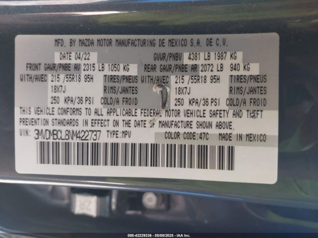 2022 MAZDA CX-30 3MVDMBCL8NM422737 Photo 8