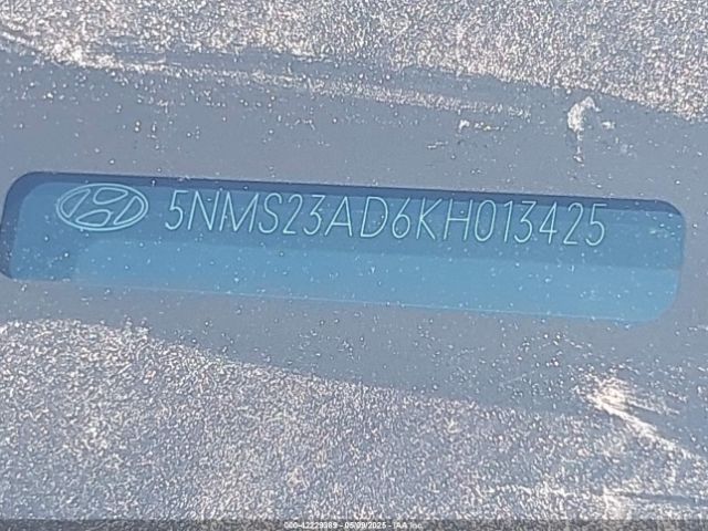 5NMS23AD6KH013425 Hyundai Santa Fe Se