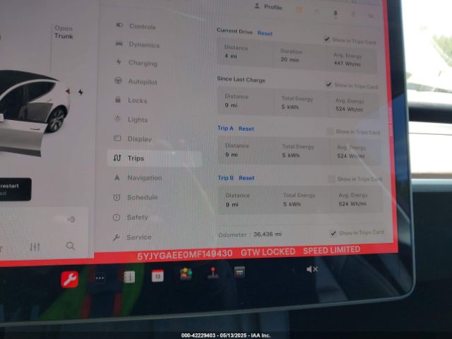 2021 TESLA MODEL Y 5YJYGAEE0MF149430 Photo 6