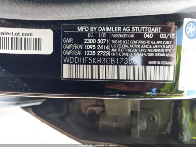 2016 MERCEDES-BENZ E 350 WDDHF5KB3GB173884 Photo 8