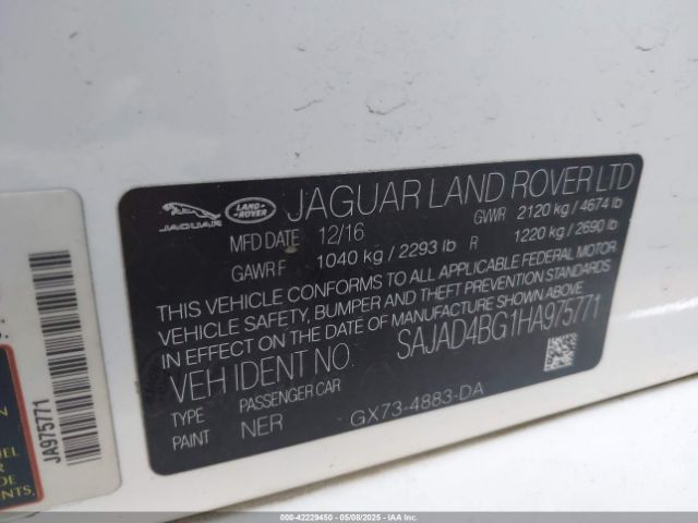 2017 JAGUAR XE SAJAD4BG1HA975771 Photo 8