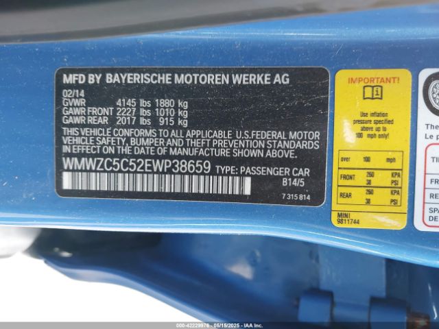 WMWZC5C52EWP38659 Mini Countryman Cooper S