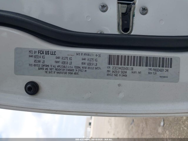 Chrysler 300 2016 2C3CCAAG5GH261138 Image 9