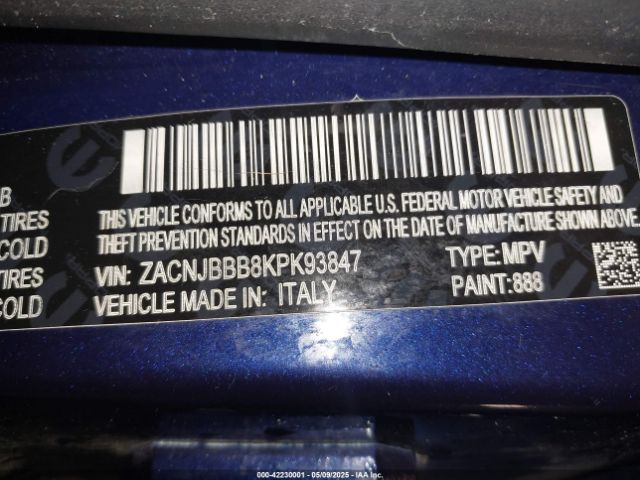 2019 JEEP RENEGADE ZACNJBBB8KPK93847 Photo 8