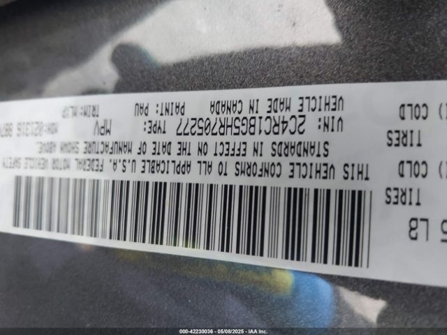 2C4RC1BG5HR705277 Chrysler Pacifica Touring-l