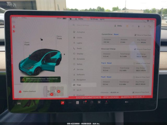5YJYGDEE4MF125679 Tesla Model Y Long Range Dual Motor All-wheel Drive