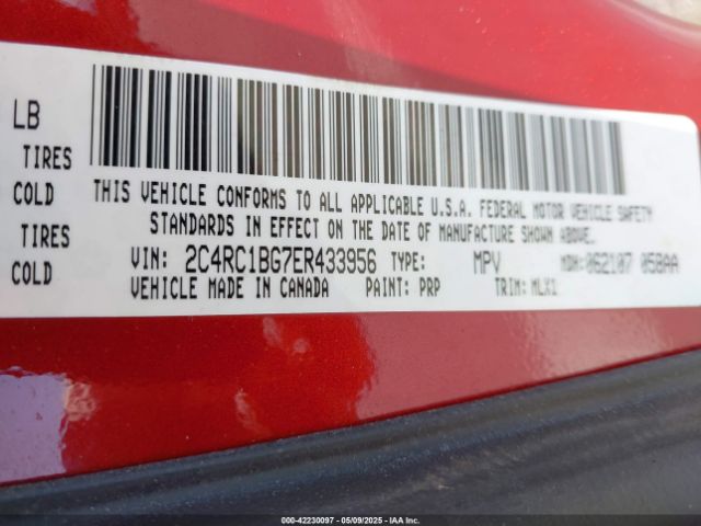 2014 CHRYSLER TOWN & COUNTRY 2C4RC1BG7ER433956 Photo 8