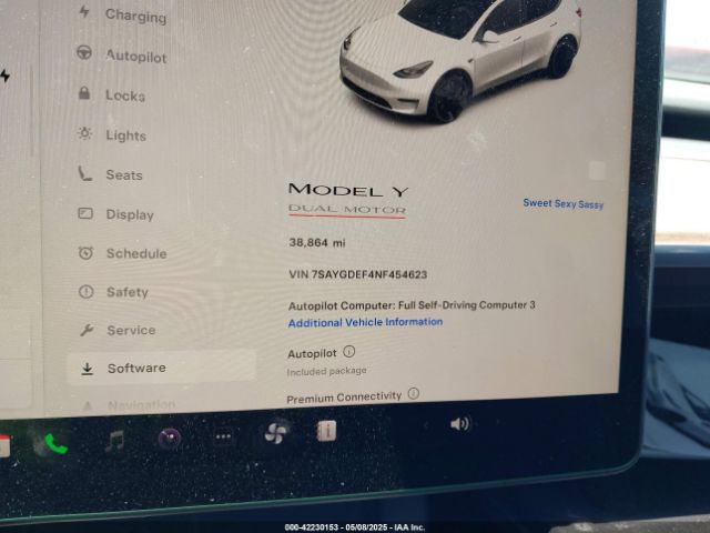 7SAYGDEF4NF454623 Tesla Model Y