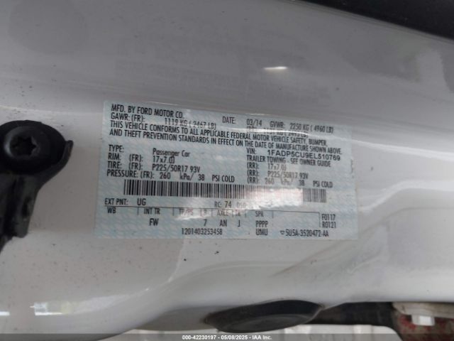 1FADP5CU9EL510769 Ford C-max Energi Sel