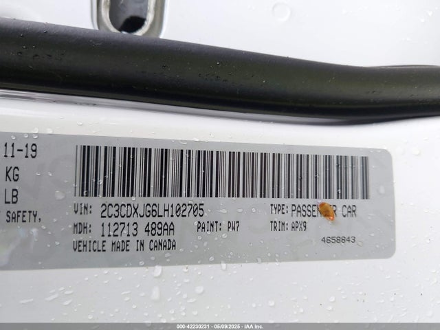 Dodge Charger Sxt Awd 2020 2C3CDXJG6LH102705 Image 9