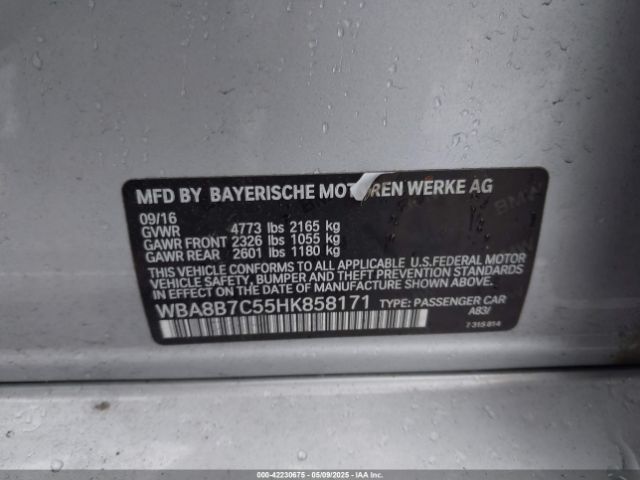 WBA8B7C55HK858171 BMW 340i Xdrive
