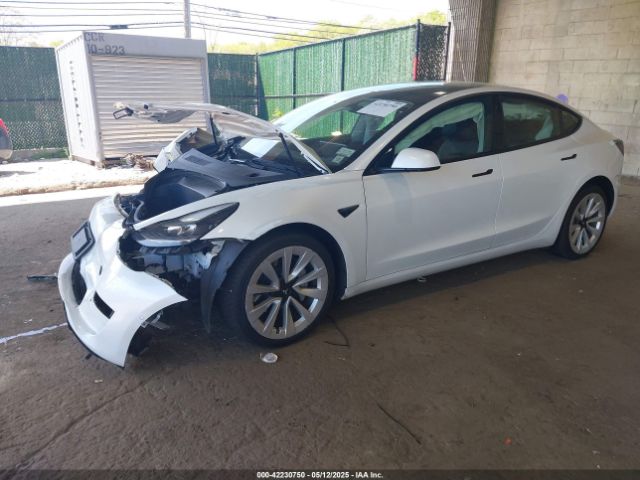 5YJ3E1EB1NF192570 Tesla Model 3 Long Range Dual Motor All-wheel Drive