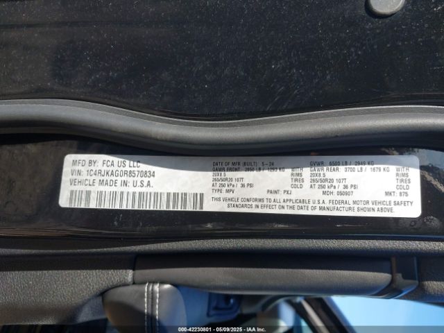 2024 JEEP GRAND CHEROKEE L 1C4RJKAG0R8570834 Photo 8