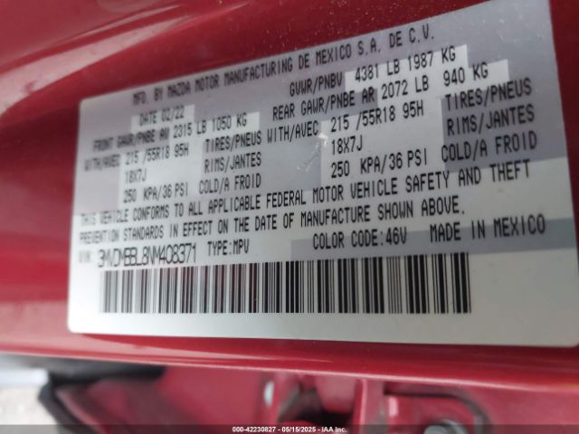 2022 MAZDA CX-30 3MVDMBBL8NM408371 Photo 8