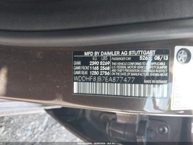 WDDHF8JB7EA877477 Mercedes-Benz E 350 4matic