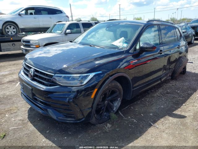 3VV8B7AX1PM031316 Volkswagen Tiguan 2.0t Se R-line Black
